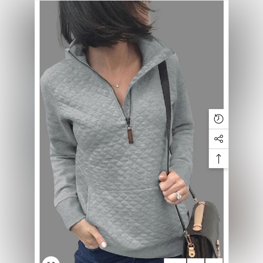 Gray sweatshirt
